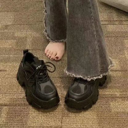 Women's Casual Thick Bottom Net Surface Forest System Dad Shoes Spring Summer New Style Versatile Trendy Casual Shoes - 𝐃𝐔𝐕𝐋𝐀𝐒𝐇𝐎𝐏