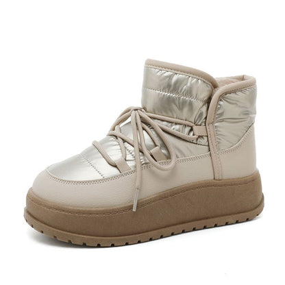 Women's Shoes New Winter Warm Fleece Lined High Top Thick Sole Elevated Cotton Shoes - 𝐝𝐮𝐯𝐥𝐚𝐬𝐡𝐨𝐩.𝐜𝐨𝐦