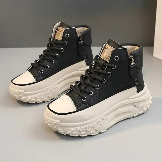 Women's Sneakers Luxury Fashion Womens Boots High - top Platform Casual Shoes New Female Outdoor Running Shoes Zapatillas De Mujer - 𝐝𝐮𝐯𝐥𝐚𝐬𝐡𝐨𝐩.𝐜𝐨𝐦