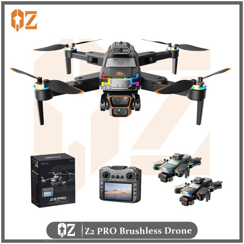 Z2 PRO Drone with Screen Controller, Dual Camera Optical Flow Positioning HD Aerial Photography, Long Battery Life - 𝐝𝐮𝐯𝐥𝐚𝐬𝐡𝐨𝐩.𝐜𝐨𝐦